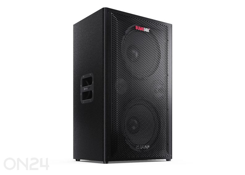 Peokõlar Sharp SUMOBOX Pro, 200W RMS, IPX4, must suurendatud