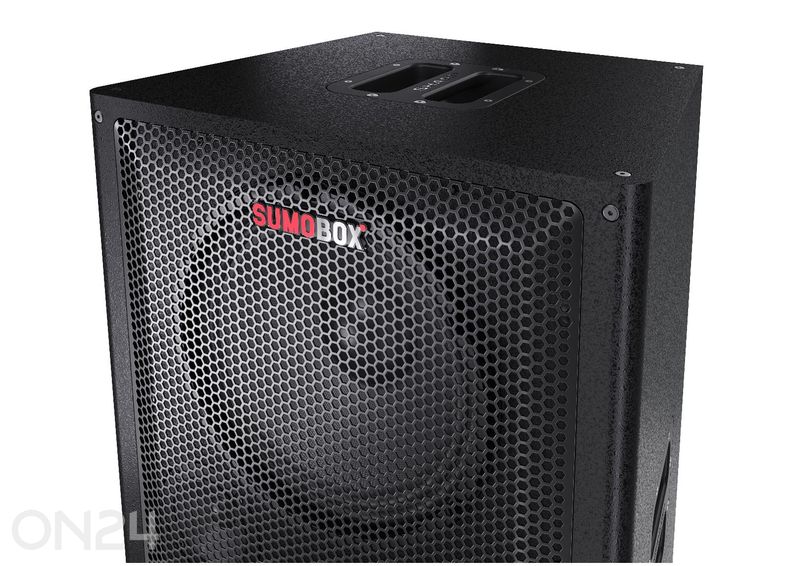 Peokõlar Sharp SUMOBOX Pro, 200W RMS, IPX4, must suurendatud