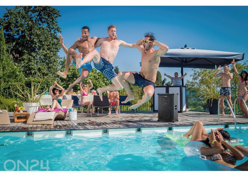 Peokõlar Sharp SUMOBOX Pro, 200W RMS, IPX4, must suurendatud