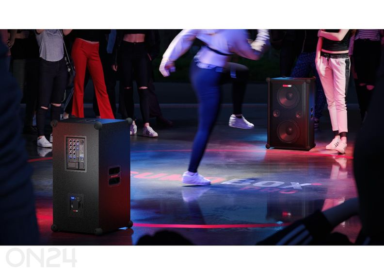 Peokõlar Sharp SUMOBOX Pro, 200W RMS, IPX4, must suurendatud