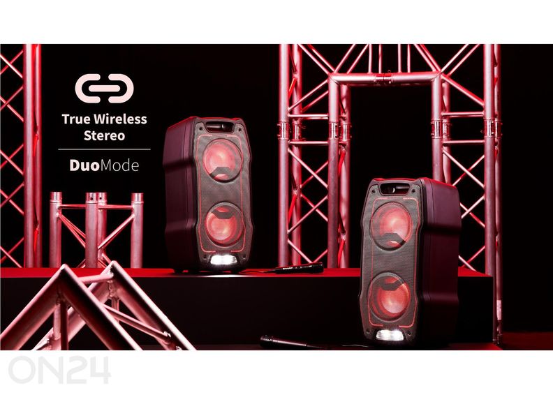 Peokõlar Sharp XParty Sing, Bluetooth, IPX4, must suurendatud