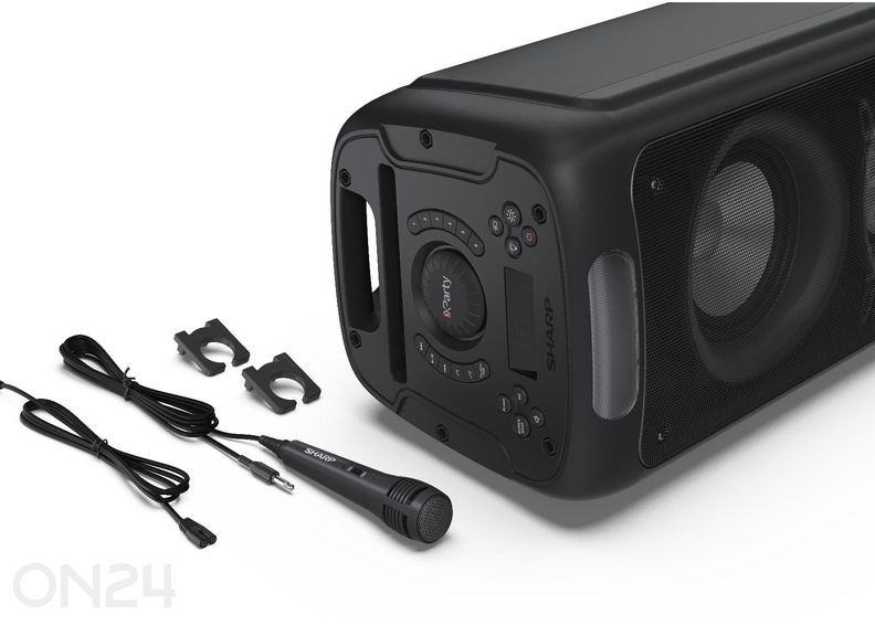 Peokõlar Sharp XParty Street Beat, Bluetooth, IPX4, must suurendatud