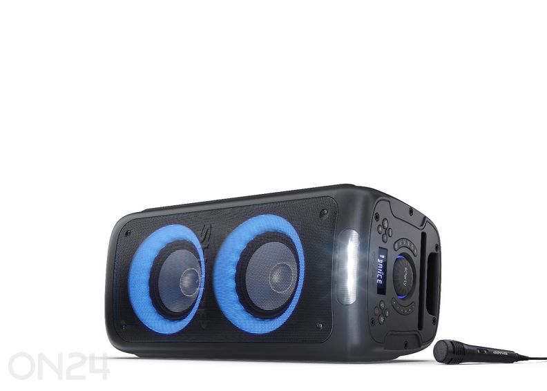 Peokõlar Sharp XParty Street Beat, Bluetooth, IPX4, must suurendatud