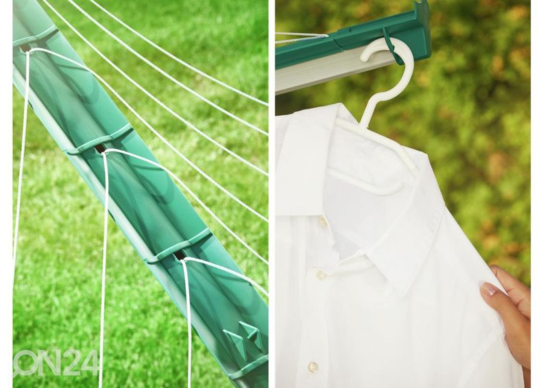 Pesukarussell Linomatic 500 Deluxe kattega Leifheit suurendatud