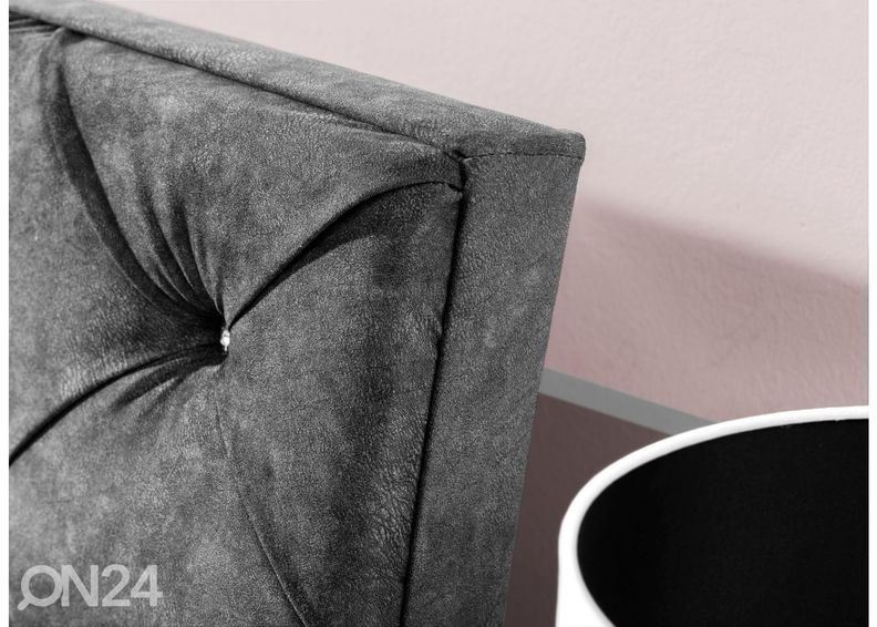 Pesukastidega kontinentaalvoodi 160x200 cm suurendatud