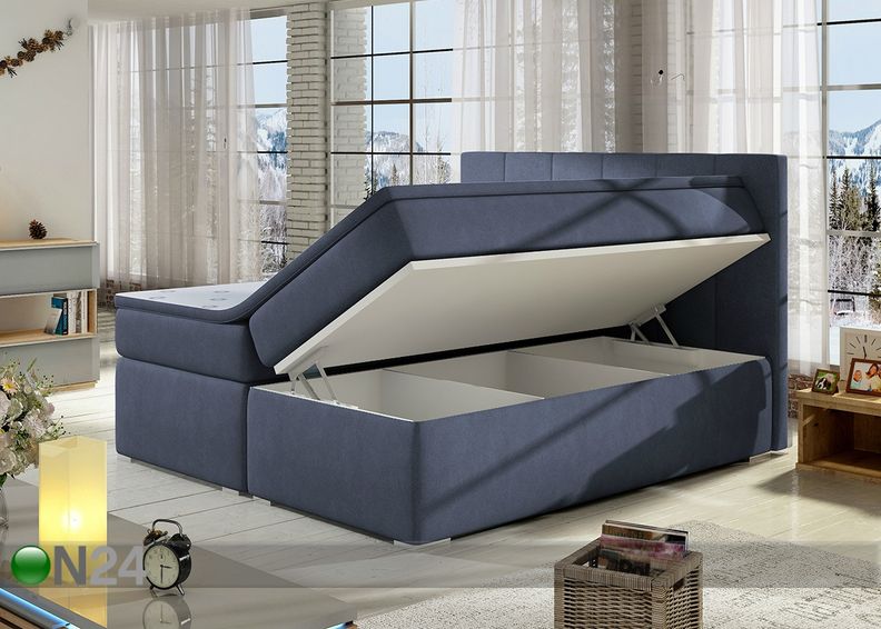 Pesukastidega kontinentaalvoodi 180x200 cm suurendatud