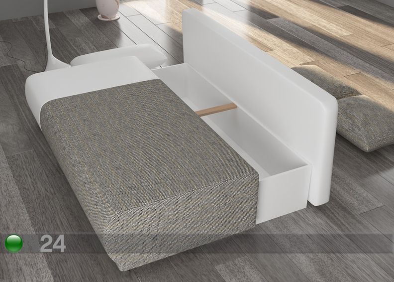 Pesukastiga diivanvoodi suurendatud