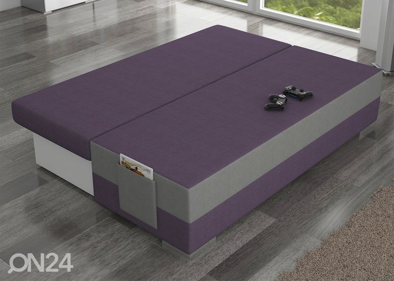 Pesukastiga diivanvoodi suurendatud