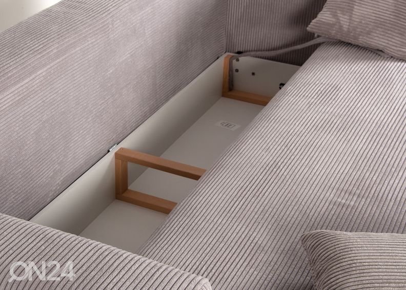 Pesukastiga diivanvoodi suurendatud