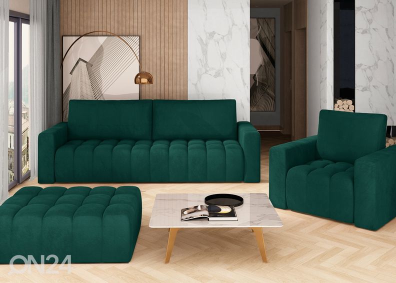 Pesukastiga diivanvoodi Lazaro suurendatud