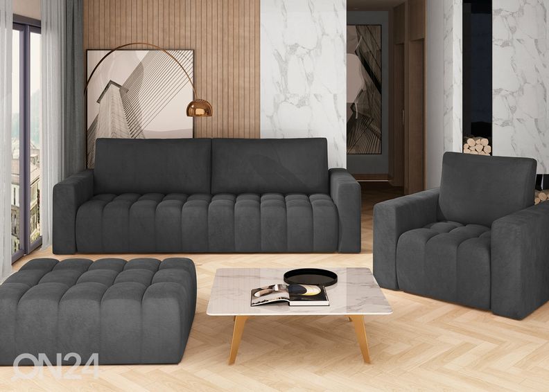 Pesukastiga diivanvoodi Lazaro suurendatud