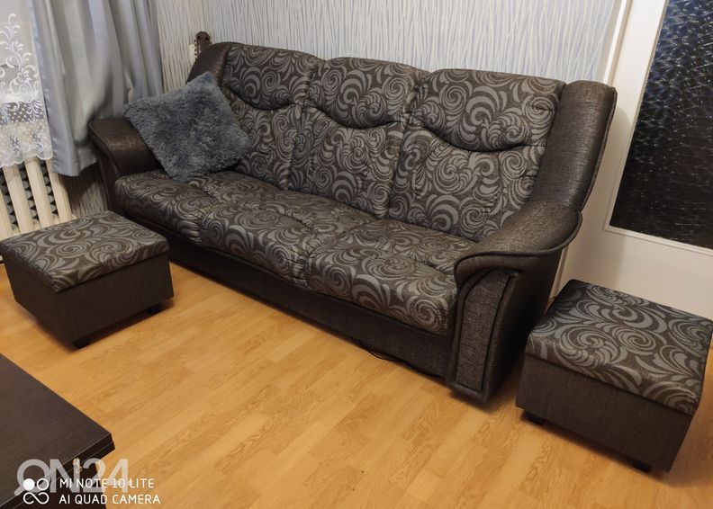 Pesukastiga diivanvoodi Manchester suurendatud