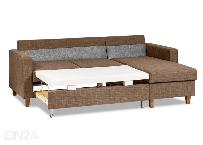 Pesukastiga diivanvoodi Miranda suurendatud