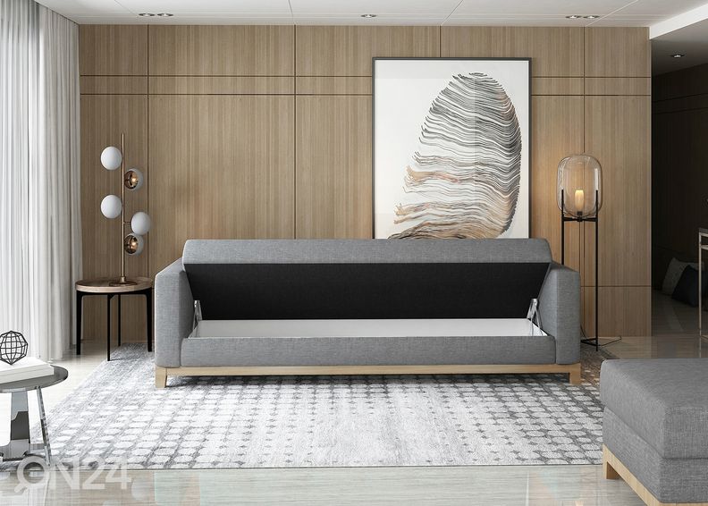 Pesukastiga diivanvoodi Selene suurendatud