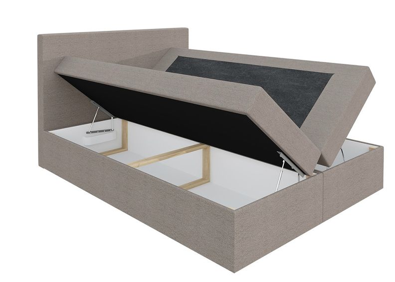 Pesukastiga kontinentaalvoodi 140x200 cm suurendatud