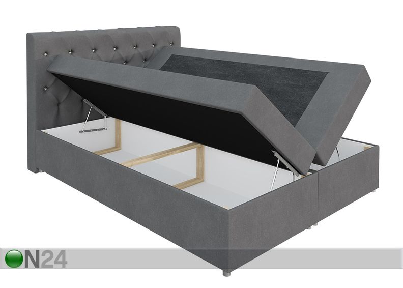 Pesukastiga kontinentaalvoodi 140x200 cm suurendatud