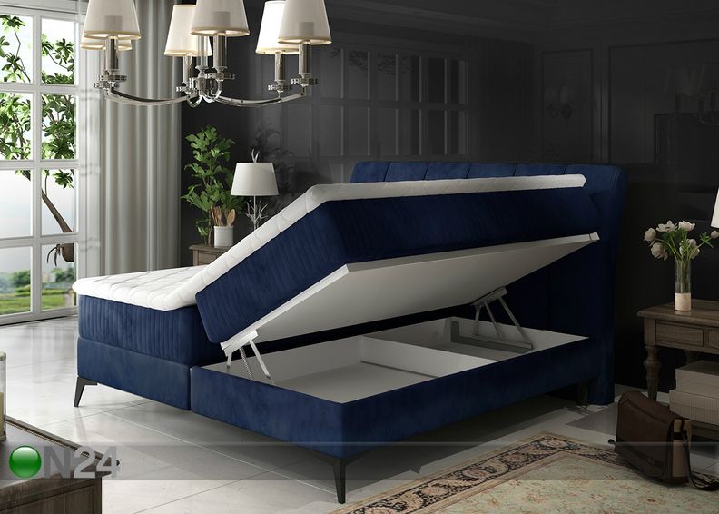 Pesukastiga kontinentaalvoodi 140x200 cm suurendatud