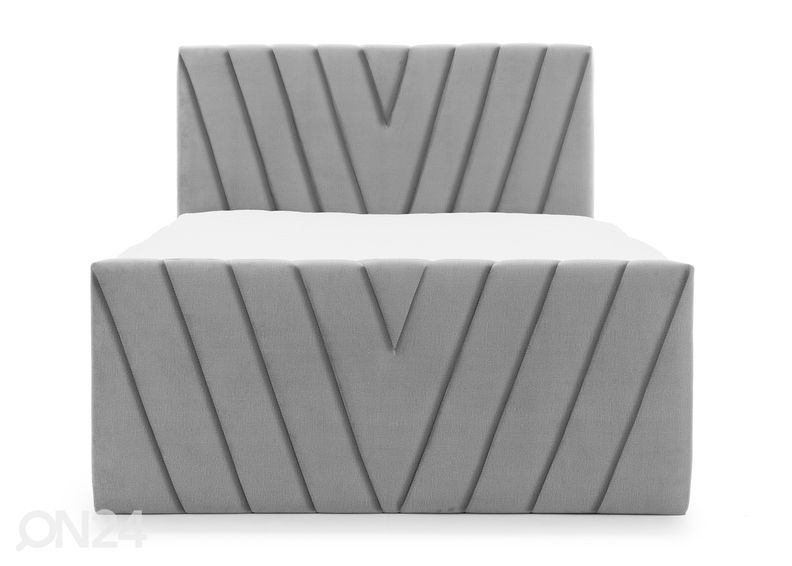 Pesukastiga kontinentaalvoodi 160x200 cm suurendatud