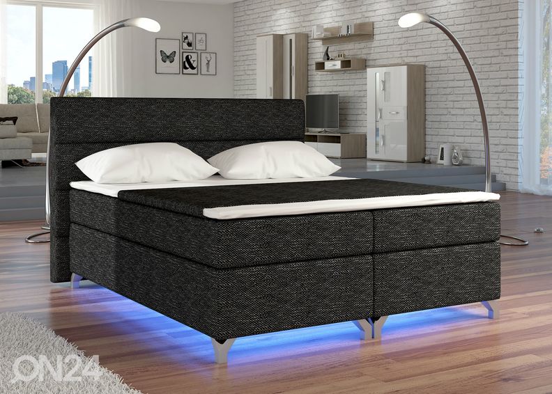 Pesukastiga kontinentaalvoodi 180x200 cm suurendatud