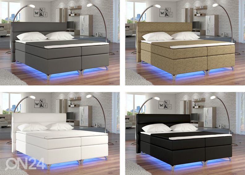 Pesukastiga kontinentaalvoodi 180x200 cm suurendatud