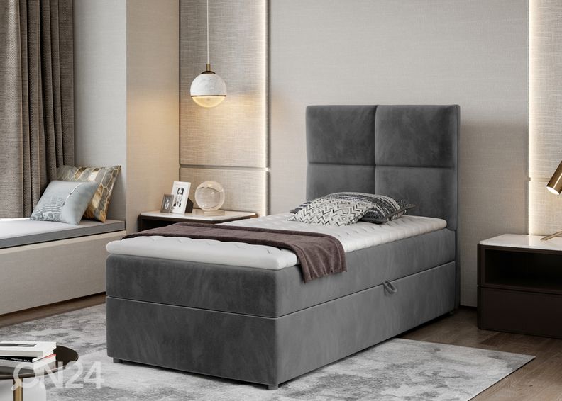 Pesukastiga kontinentaalvoodi 90x200 cm suurendatud