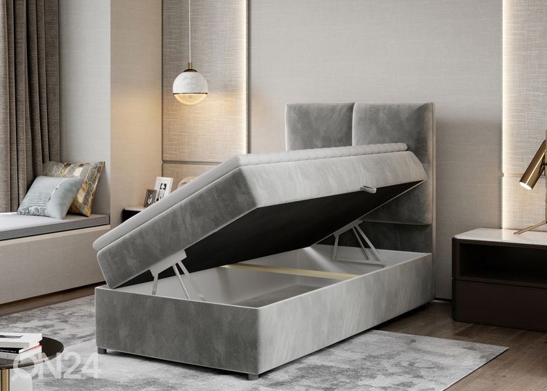 Pesukastiga kontinentaalvoodi 90x200 cm suurendatud