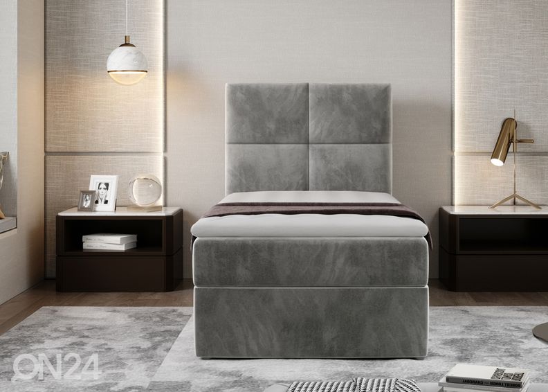 Pesukastiga kontinentaalvoodi 90x200 cm suurendatud