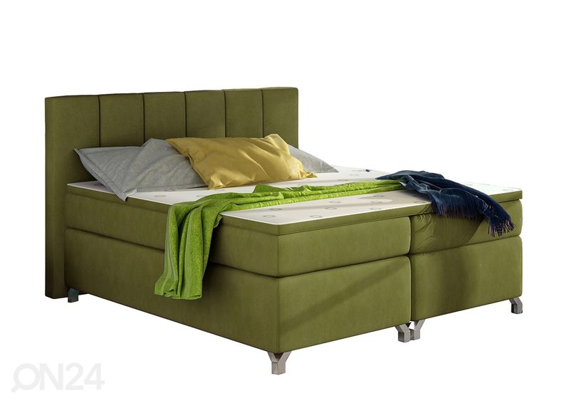 Pesukastiga kontinentaalvoodi Barbara 160x200 cm suurendatud