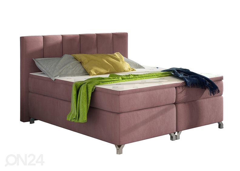 Pesukastiga kontinentaalvoodi Barbara 180x200 cm suurendatud