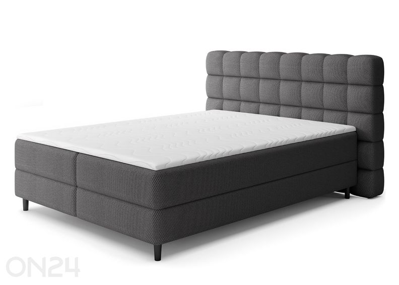 Pesukastiga kontinentaalvoodi Camma 140x200 cm suurendatud