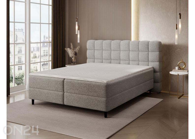 Pesukastiga kontinentaalvoodi Camma 160x200 cm suurendatud