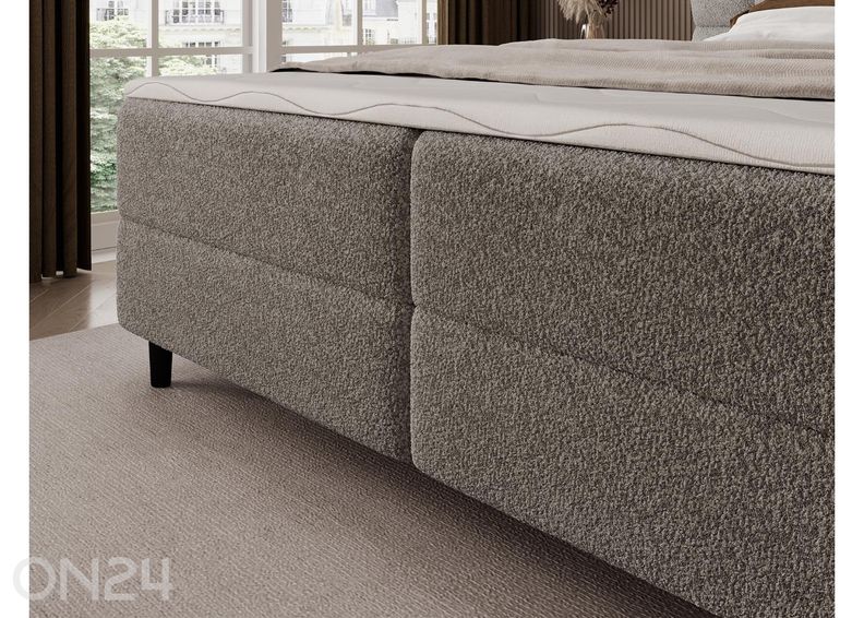 Pesukastiga kontinentaalvoodi Camma 160x200 cm suurendatud