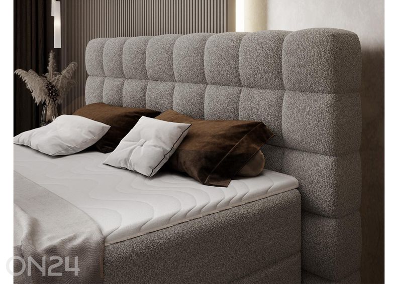 Pesukastiga kontinentaalvoodi Camma 180x200 cm suurendatud