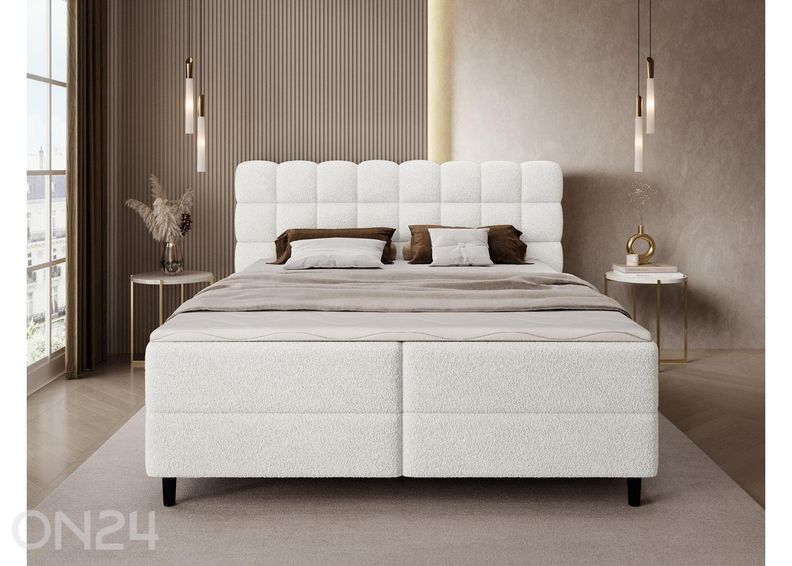 Pesukastiga kontinentaalvoodi Camma 180x200 cm suurendatud