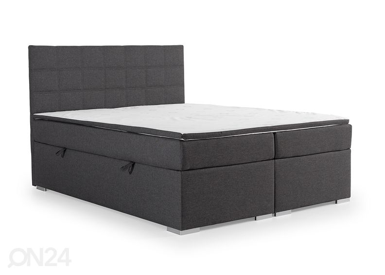 Pesukastiga kontinentaalvoodi Chester 180x200 cm suurendatud