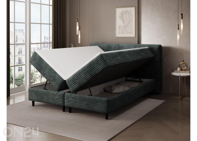 Pesukastiga kontinentaalvoodi Cortiko 160x200 cm suurendatud