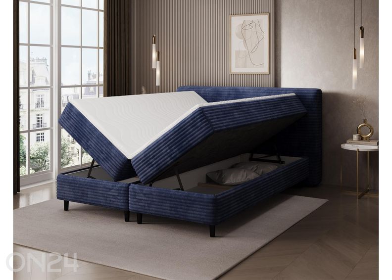 Pesukastiga kontinentaalvoodi Cortiko 160x200 cm suurendatud