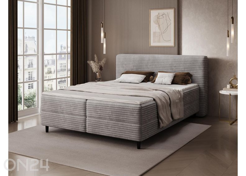 Pesukastiga kontinentaalvoodi Cortiko 160x200 cm suurendatud