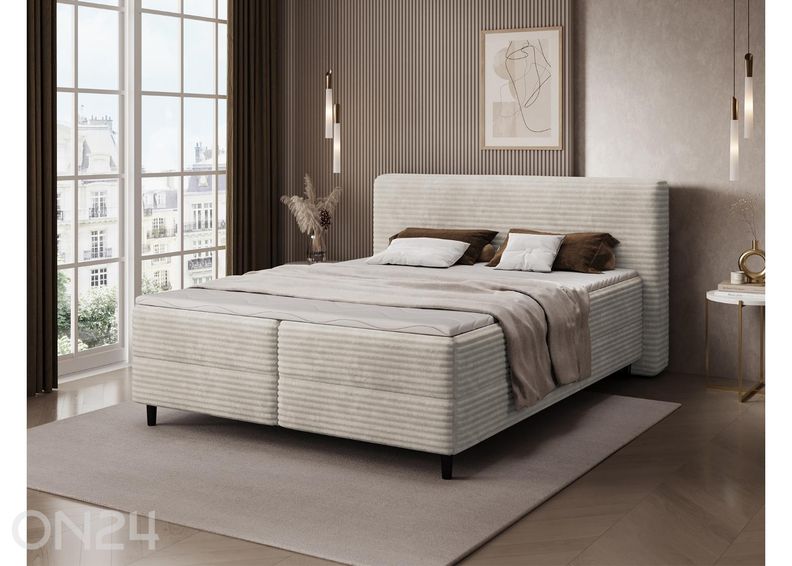 Pesukastiga kontinentaalvoodi Cortiko 180x200 cm suurendatud