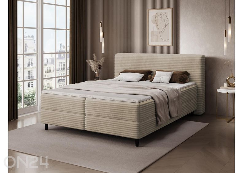 Pesukastiga kontinentaalvoodi Cortiko 180x200 cm suurendatud