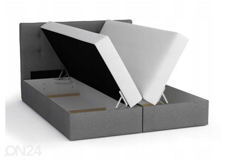 Pesukastiga kontinentaalvoodi Dallas 160x200cm suurendatud