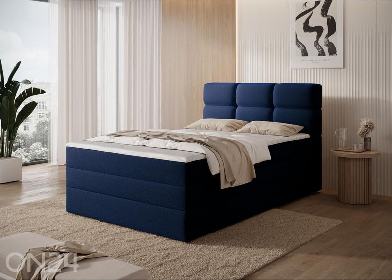 Pesukastiga kontinentaalvoodi Kasped 120x200 cm suurendatud