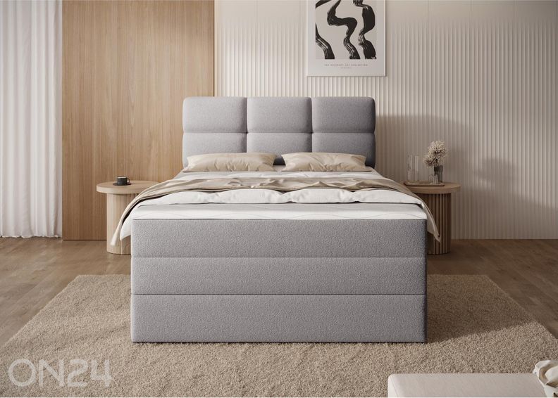 Pesukastiga kontinentaalvoodi Kasped 120x200 cm suurendatud