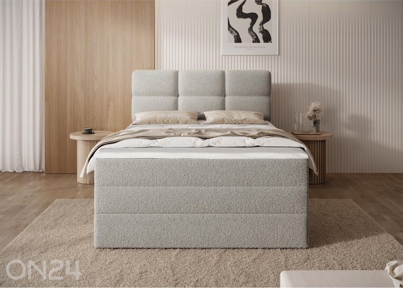 Pesukastiga kontinentaalvoodi Kasped 120x200 cm suurendatud