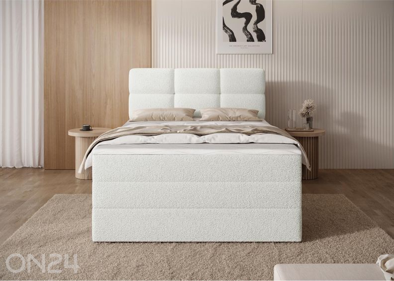 Pesukastiga kontinentaalvoodi Kasped 120x200 cm suurendatud