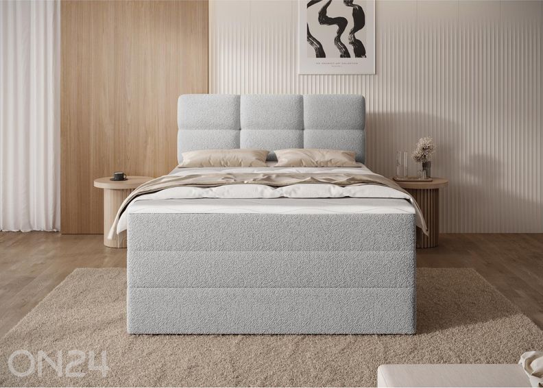 Pesukastiga kontinentaalvoodi Kasped 120x200 cm suurendatud