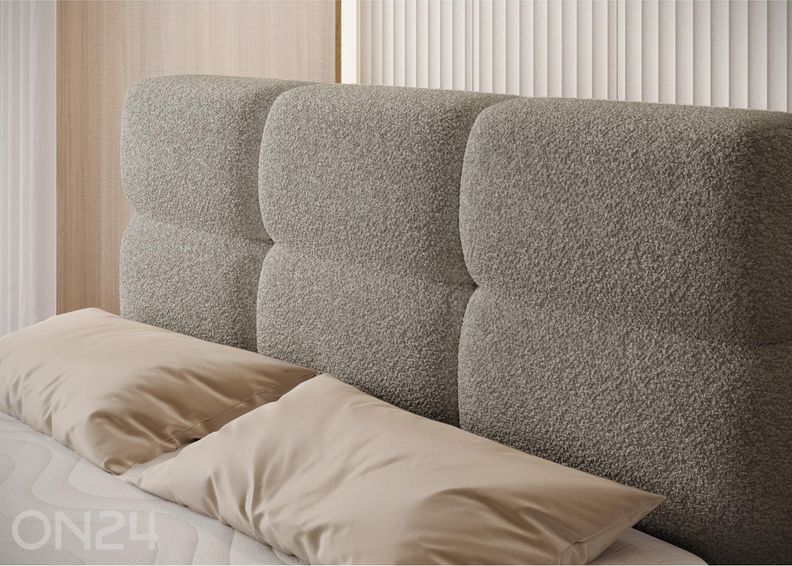 Pesukastiga kontinentaalvoodi Kasped 140x200 cm suurendatud