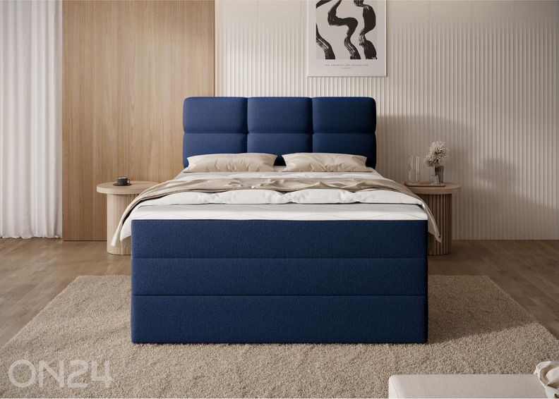 Pesukastiga kontinentaalvoodi Kasped 140x200 cm suurendatud