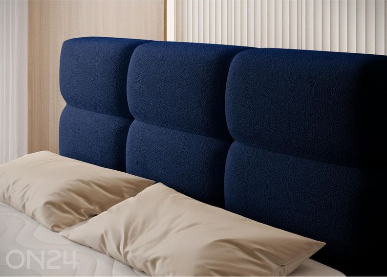 Pesukastiga kontinentaalvoodi Kasped 140x200 cm suurendatud