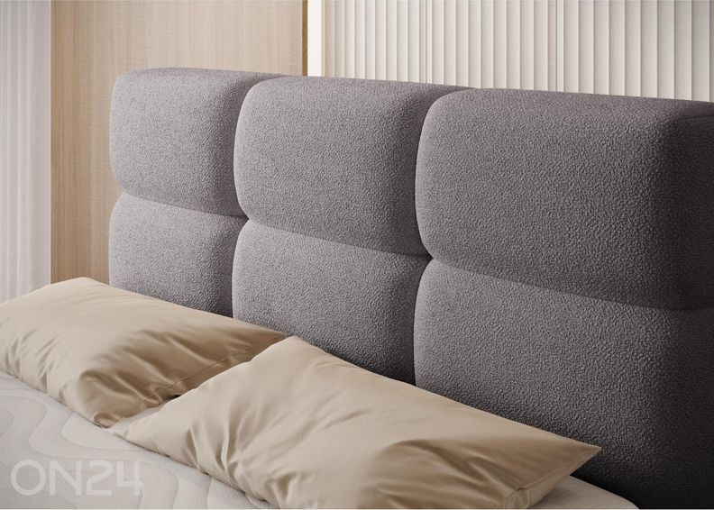 Pesukastiga kontinentaalvoodi Kasped 140x200 cm suurendatud